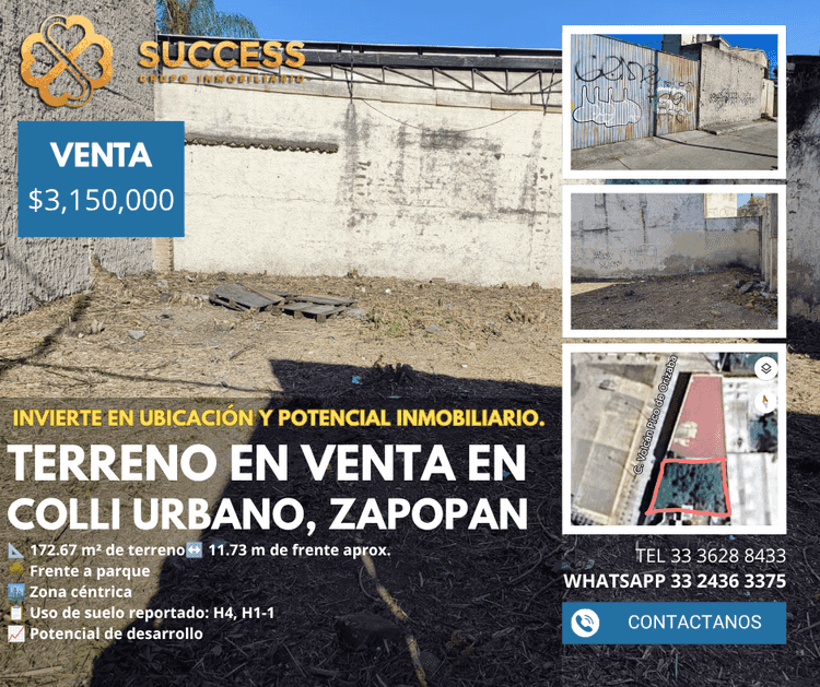 terreno en venta colli urbano colli urbano zapopan jalisco puEv6zR